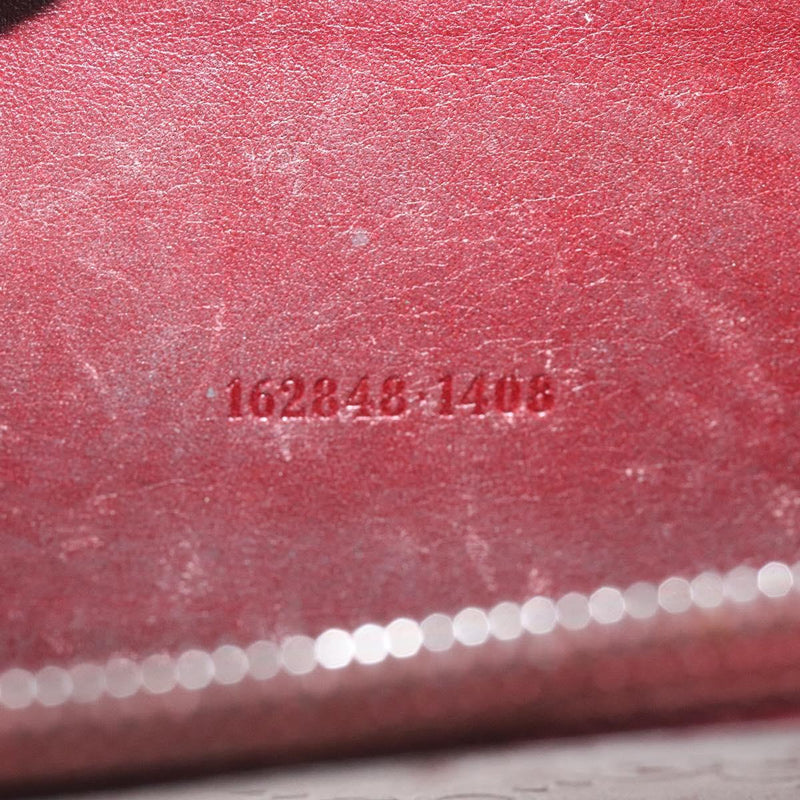 GUCCI GG Canvas Guccissima Coin Purse Red 162848 Auth am8179