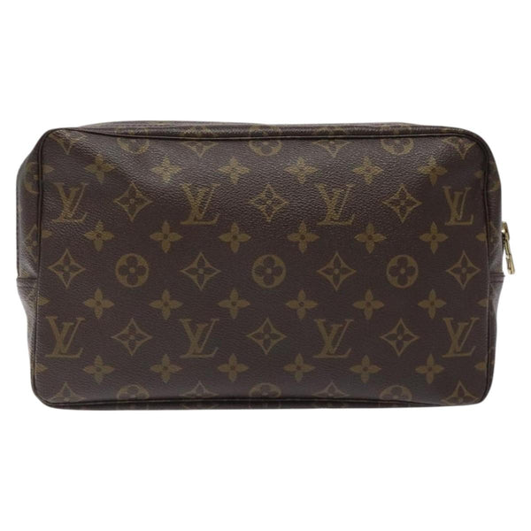 LOUIS VUITTON Monogram Trousse Toilette 28 Clutch Bag M47522 LV Auth am8215