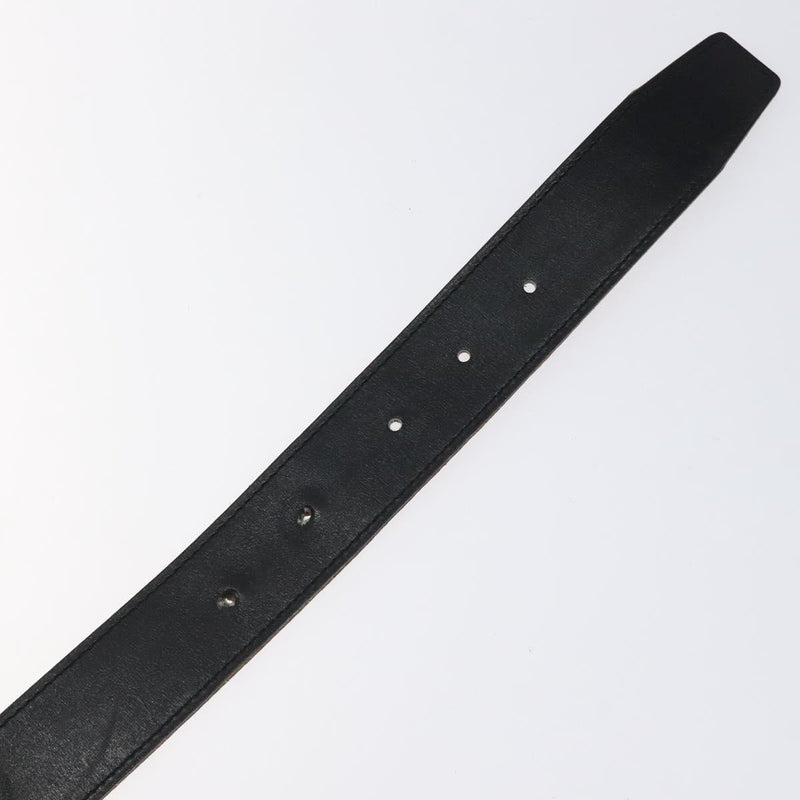 HERMES Constance Belt Leather 42.5"" Black Auth am8220