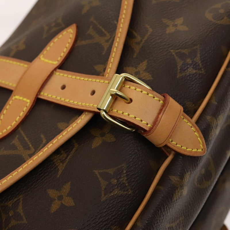 LOUIS VUITTON Monogram Saumur 30 Shoulder Bag M42256 LV Auth am8351