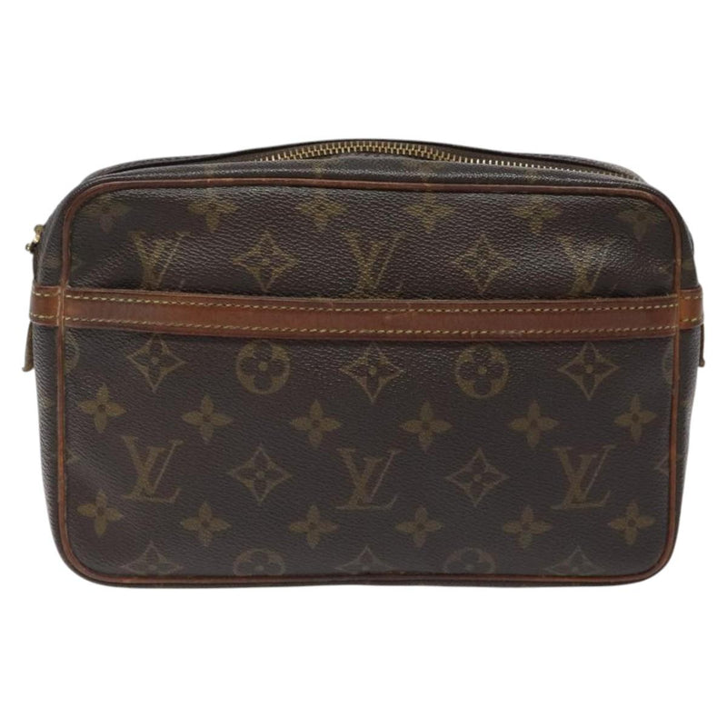 LOUIS VUITTON Monogram Compiegne 23 Clutch Bag M51847 LV Auth am8359