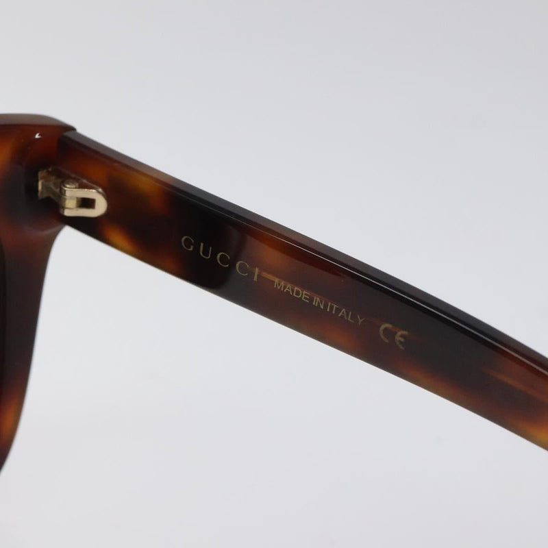 GUCCI Sunglasses plastic Brown Auth am8362