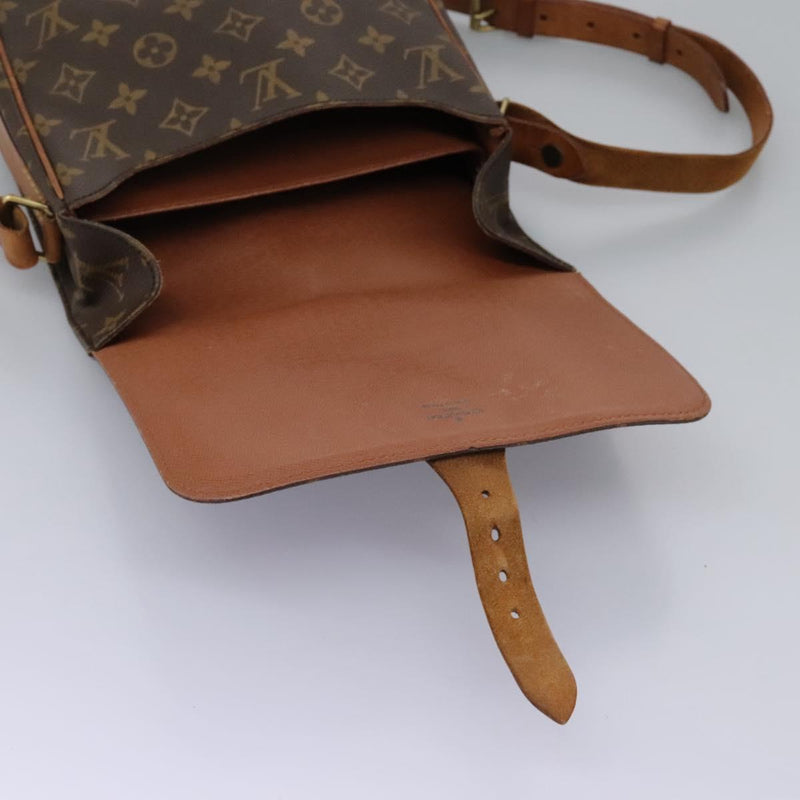 LOUIS VUITTON Monogram Cartesier MM Shoulder Bag M51253 LV Auth ar13464