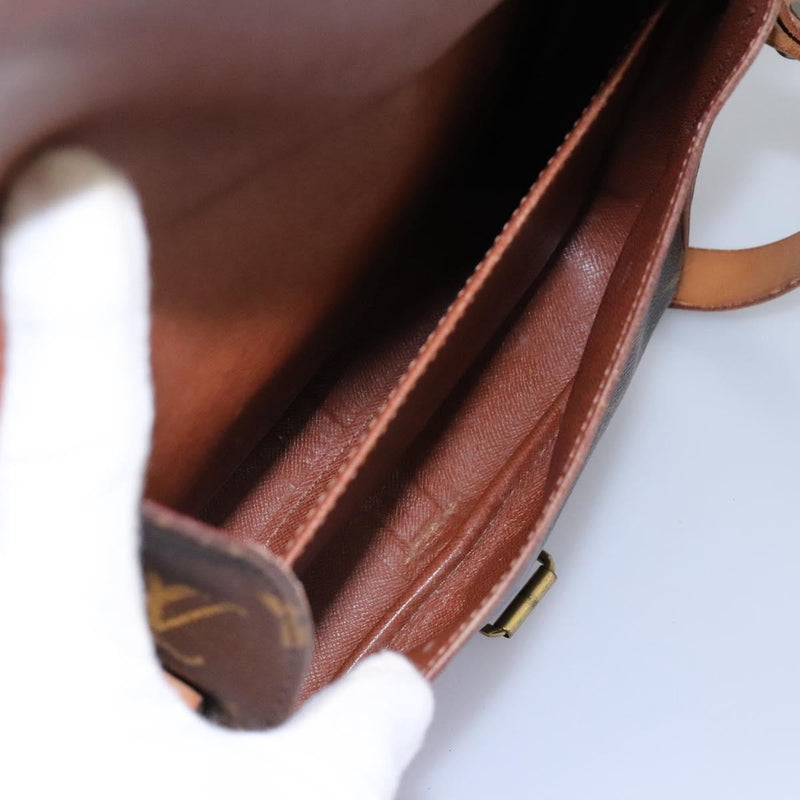 LOUIS VUITTON Monogram Cartesier MM Shoulder Bag M51253 LV Auth ar13464