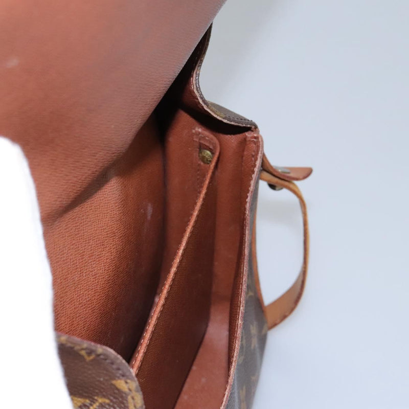 LOUIS VUITTON Monogram Cartesier MM Shoulder Bag M51253 LV Auth ar13464