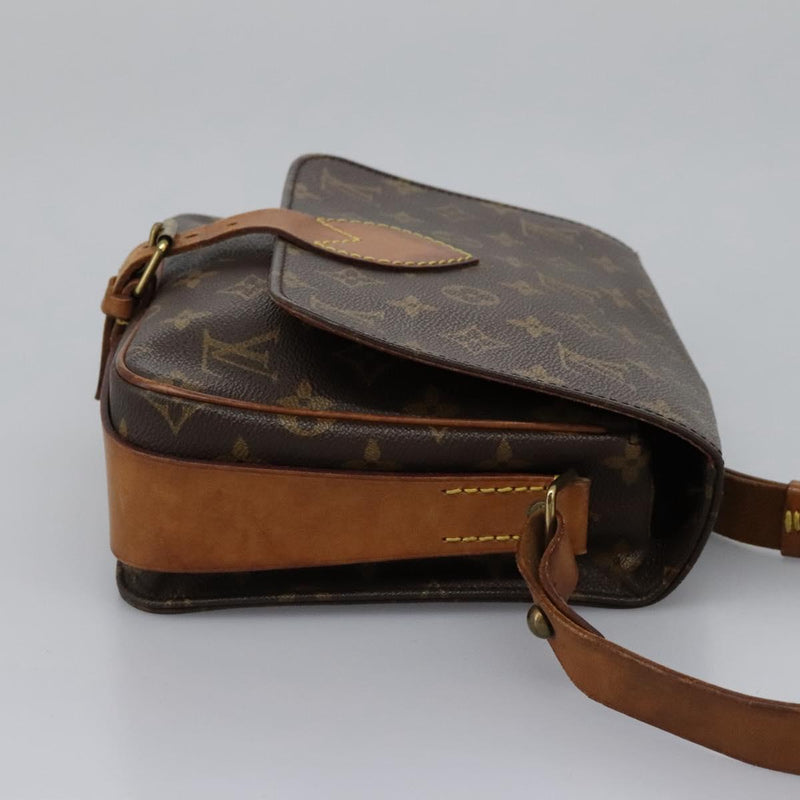 LOUIS VUITTON Monogram Cartesier MM Shoulder Bag M51253 LV Auth ar13464