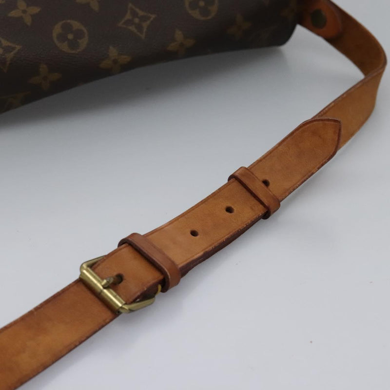 LOUIS VUITTON Monogram Cartesier MM Shoulder Bag M51253 LV Auth ar13464