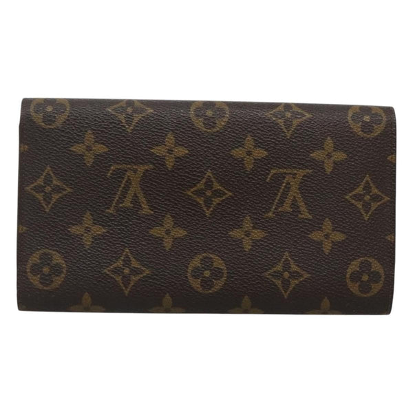 LOUIS VUITTON Monogram Portefeuille International Wallet M61217 Auth ar13498