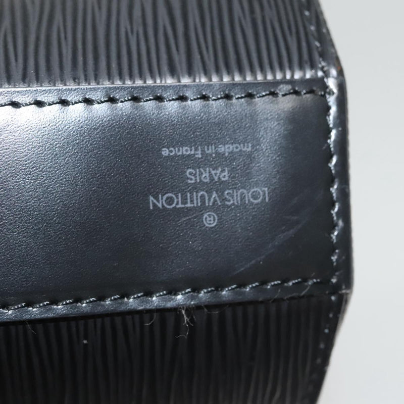 LOUIS VUITTON Epi Sac Saw Shoulder Bag 2way Black M80161 LV Auth BA1234