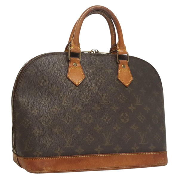 LOUIS VUITTON Monogram Alma Hand Bag M51130 LV Auth BA1263