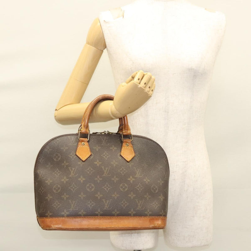 LOUIS VUITTON Monogram Alma Hand Bag M51130 LV Auth BA1263