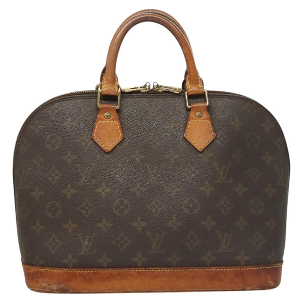 LOUIS VUITTON Monogram Alma Hand Bag M51130 LV Auth BA1263