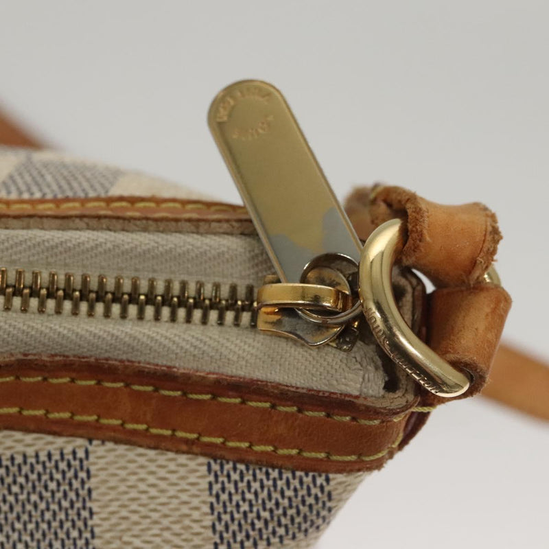LOUIS VUITTON Damier Azur Siracusa PM Shoulder Bag N41113 LV Auth BA1267
