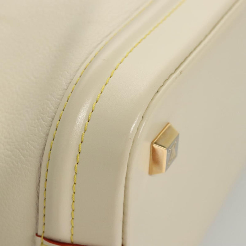 LOUIS VUITTON Suhari Rock It PM Hand Bag White M91887 LV Auth BA1273