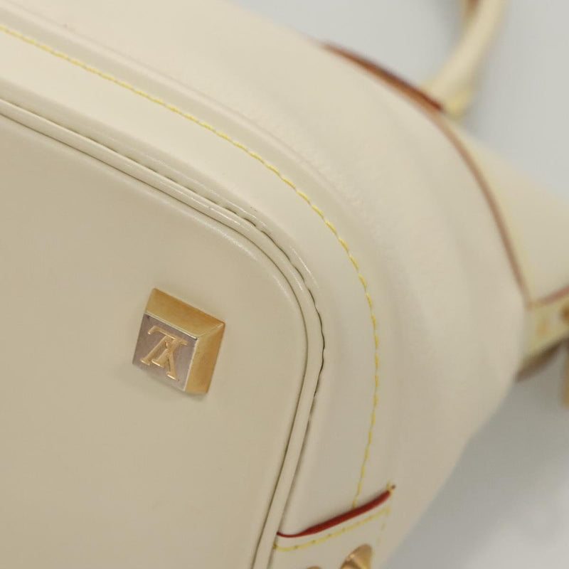 LOUIS VUITTON Suhari Rock It PM Hand Bag White M91887 LV Auth BA1273