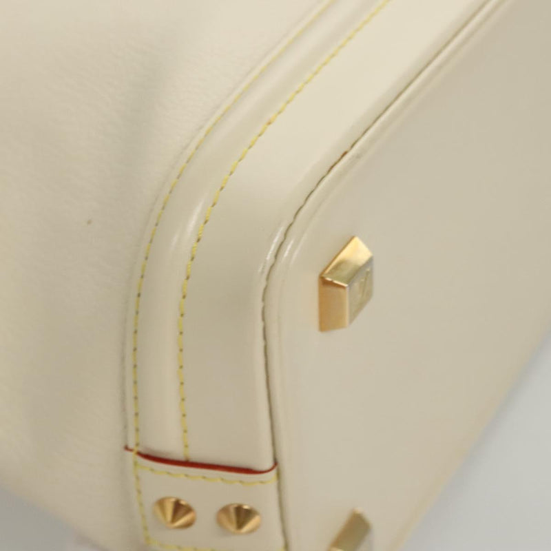 LOUIS VUITTON Suhari Rock It PM Hand Bag White M91887 LV Auth BA1273