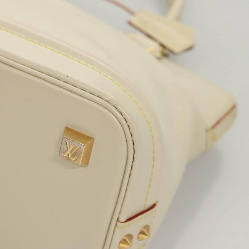 LOUIS VUITTON Suhari Rock It PM Hand Bag White M91887 LV Auth BA1273