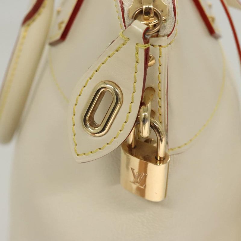 LOUIS VUITTON Suhari Rock It PM Hand Bag White M91887 LV Auth BA1273