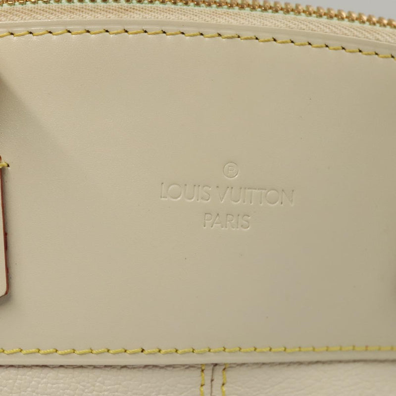 LOUIS VUITTON Suhari Rock It PM Hand Bag White M91887 LV Auth BA1273