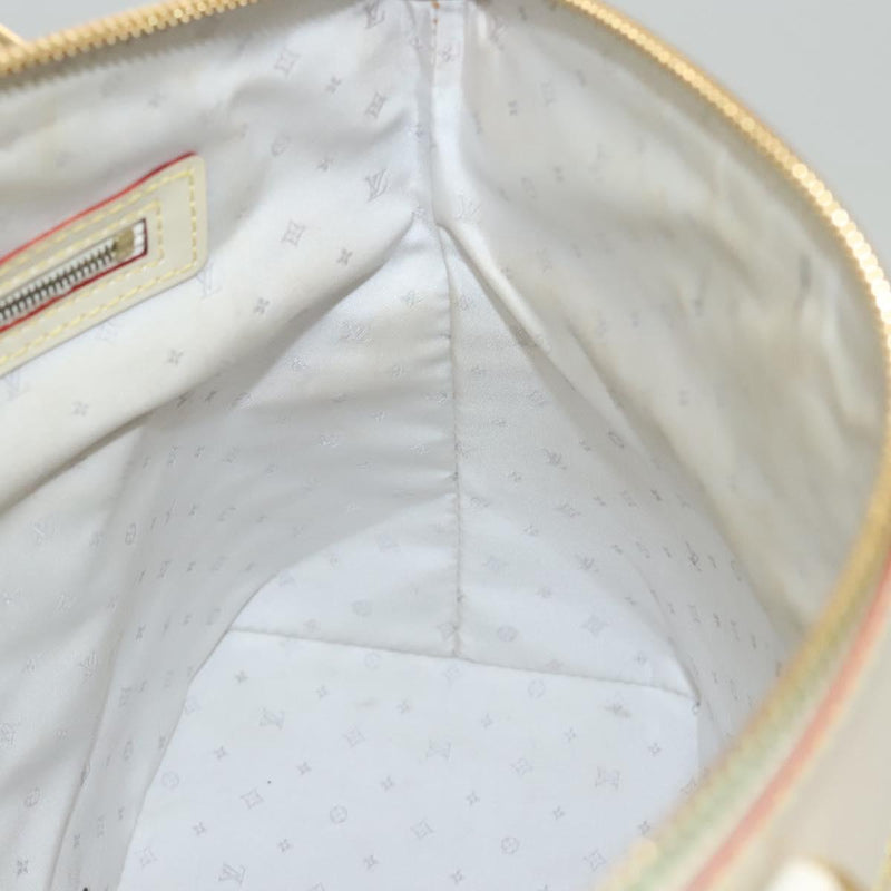 LOUIS VUITTON Suhari Rock It PM Hand Bag White M91887 LV Auth BA1273