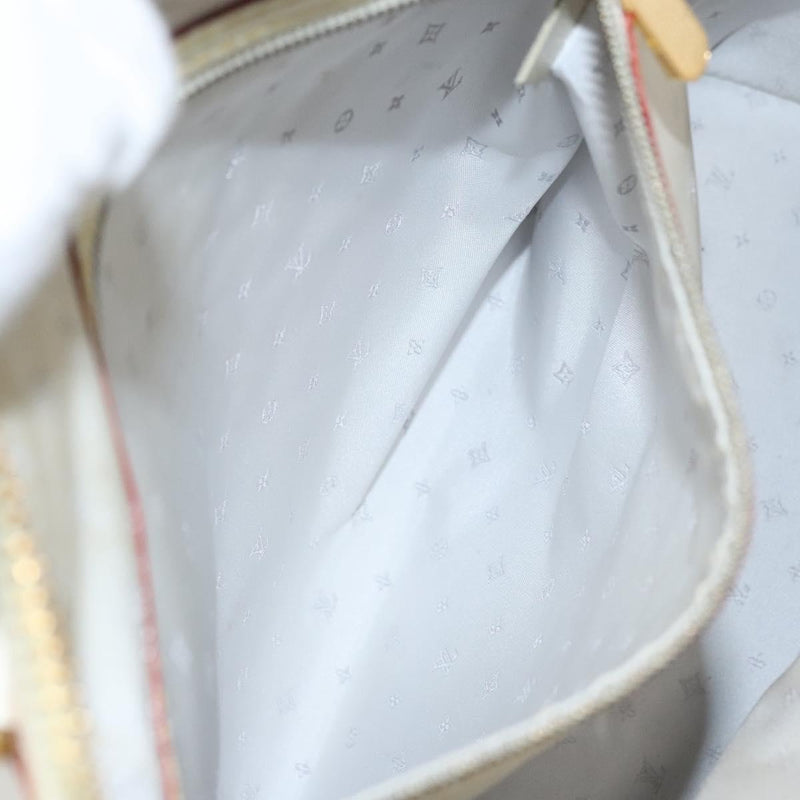 LOUIS VUITTON Suhari Rock It PM Hand Bag White M91887 LV Auth BA1273