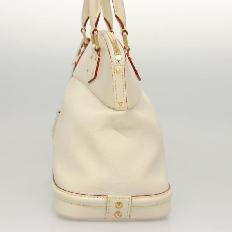 LOUIS VUITTON Suhari Rock It PM Hand Bag White M91887 LV Auth BA1273