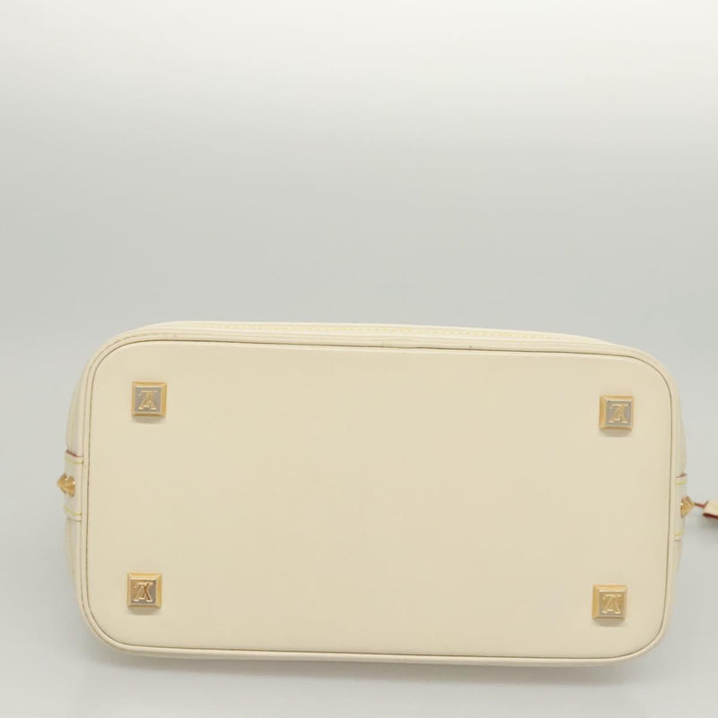 LOUIS VUITTON Suhari Rock It PM Hand Bag White M91887 LV Auth BA1273