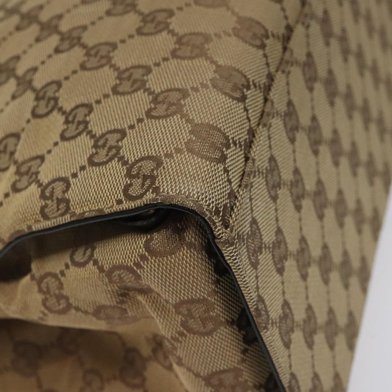 GUCCI GG Canvas Bamboo Hand Bag Beige 002.1010 Auth BA1315