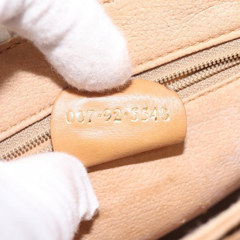 GUCCI Micro GG Supreme Shoulder Bag Beige Gold 007 92 5548 Auth BA1398