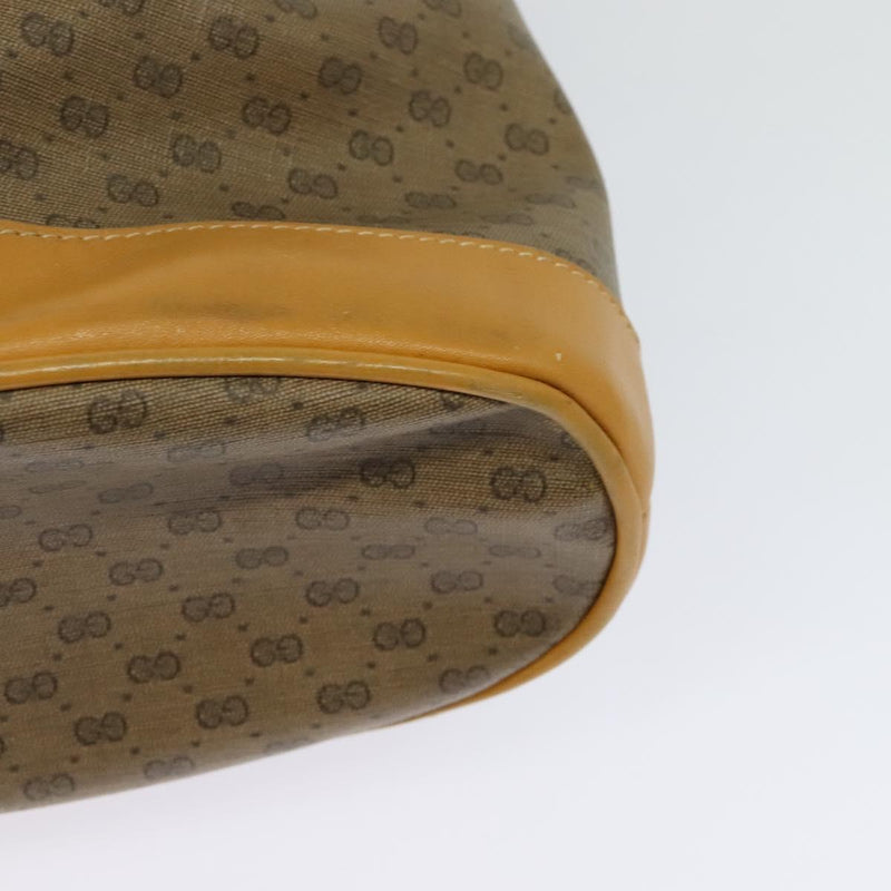 GUCCI GG Supreme Shoulder Bag PVC Beige Gold 001 116 0937 Auth BA1480
