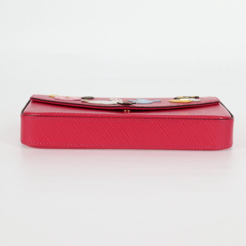LOUIS VUITTON Epi Chain Pochette Felice Bag Hot Pink M62614 LV Auth BA1542SM