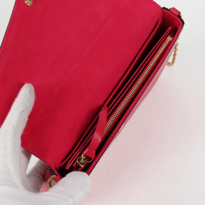LOUIS VUITTON Epi Chain Pochette Felice Bag Hot Pink M62614 LV Auth BA1542SM