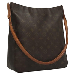 LOUIS VUITTON Monogram Looping GM Shoulder Bag M51145 LV Auth bs24439
