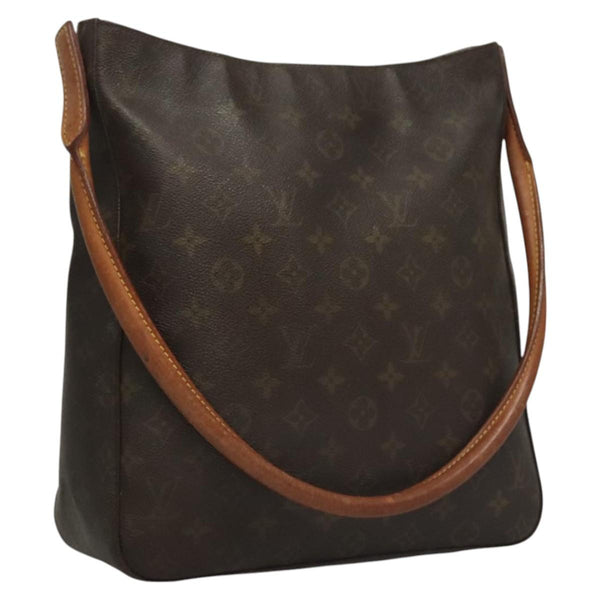 LOUIS VUITTON Monogram Looping GM Shoulder Bag M51145 LV Auth bs24439