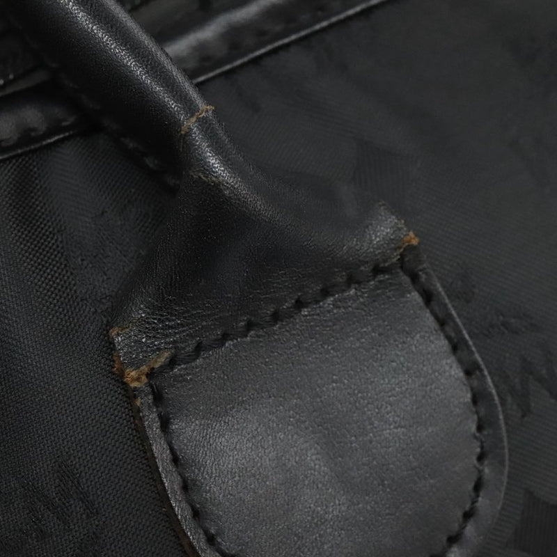 MCM Tote Bag Nylon Black Auth bs24480