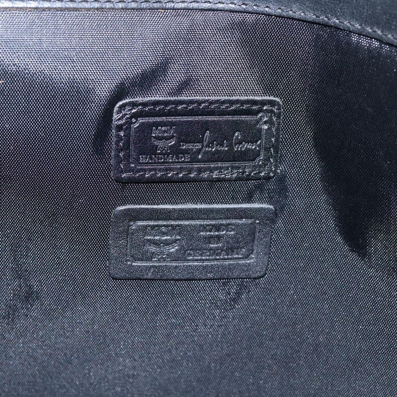 MCM Tote Bag Nylon Black Auth bs24480