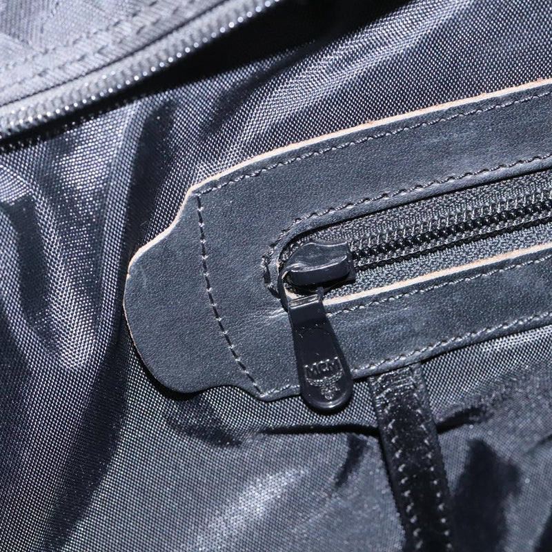 MCM Tote Bag Nylon Black Auth bs24480