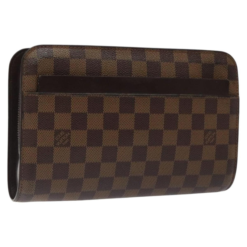LOUIS VUITTON Damier Ebene Saint Louis Clutch Bag N51993 LV Auth bs24512