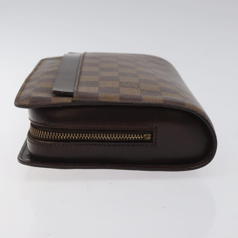 LOUIS VUITTON Damier Ebene Saint Louis Clutch Bag N51993 LV Auth bs24512