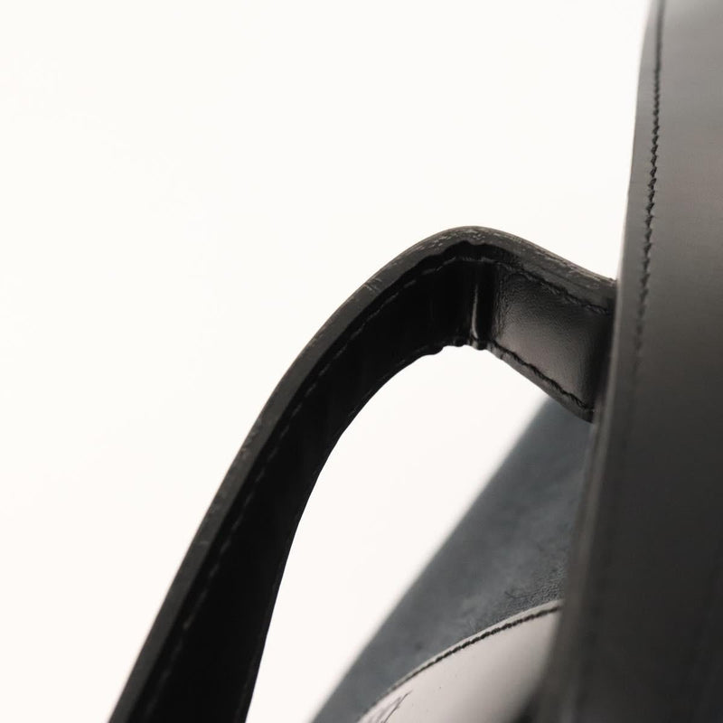 Gianni Versace Hand Bag Canvas 2way Black Silver Auth bs24675
