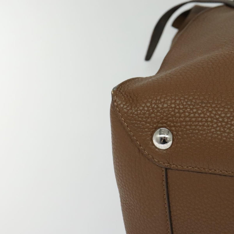 LOUIS VUITTON Monogram Avane Tote Bag Leather Brown M50146 LV Auth bs24690