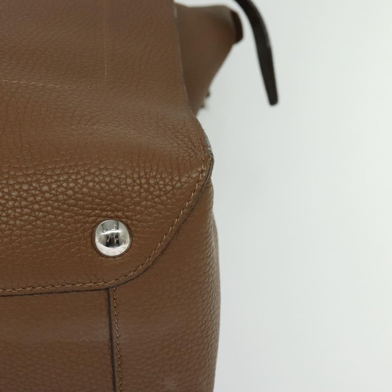 LOUIS VUITTON Monogram Avane Tote Bag Leather Brown M50146 LV Auth bs24690