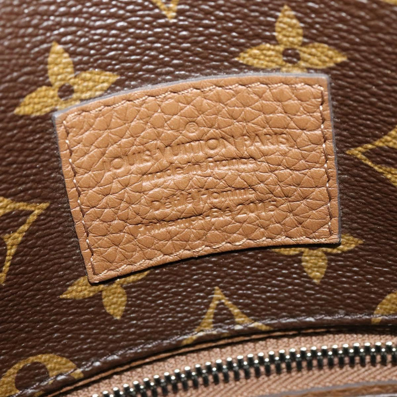 LOUIS VUITTON Monogram Avane Tote Bag Leather Brown M50146 LV Auth bs24690