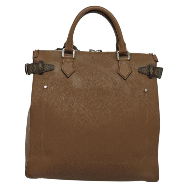 LOUIS VUITTON Monogram Avane Tote Bag Leather Brown M50146 LV Auth bs24690
