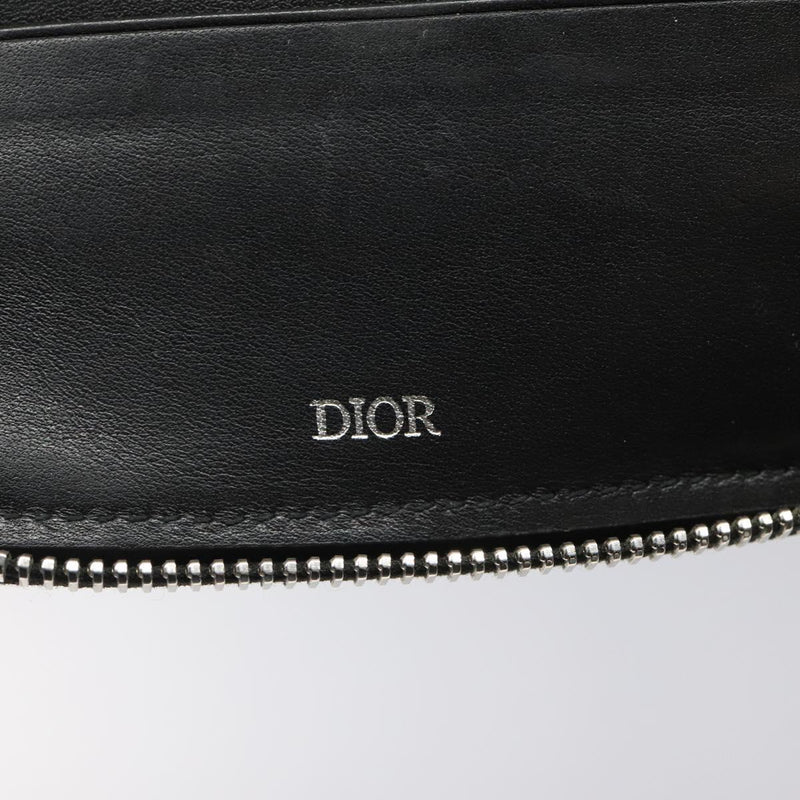 Christian Dior Trotter Canvas Wallet Navy Auth bs24695