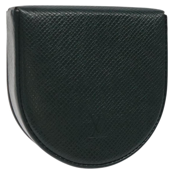 LOUIS VUITTON Taiga Porte Monnaie Cuvette Coin Purse Epicea M30374 Auth bs24736