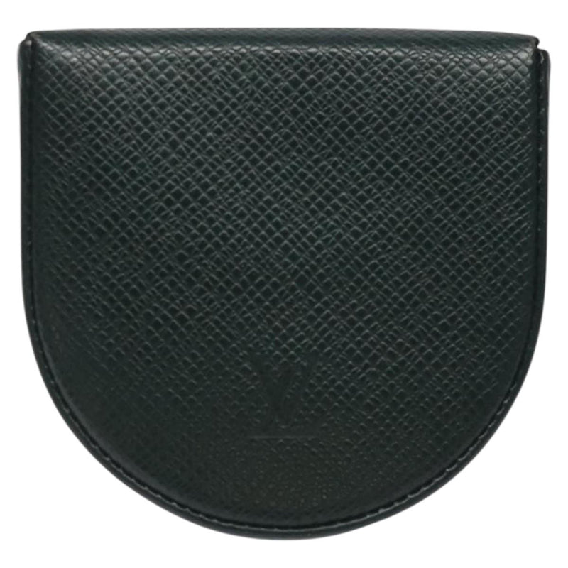 LOUIS VUITTON Taiga Porte Monnaie Cuvette Coin Purse Epicea M30374 Auth bs24736
