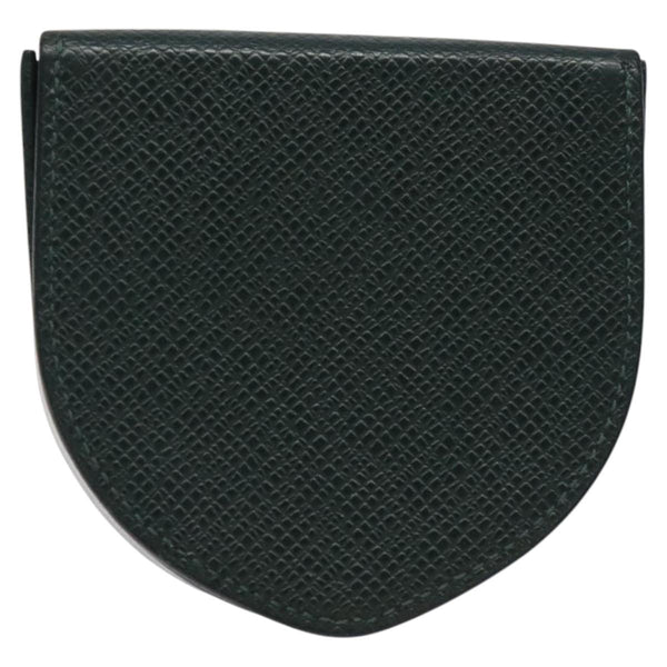 LOUIS VUITTON Taiga Porte Monnaie Cuvette Coin Purse Epicea M30374 Auth bs24736