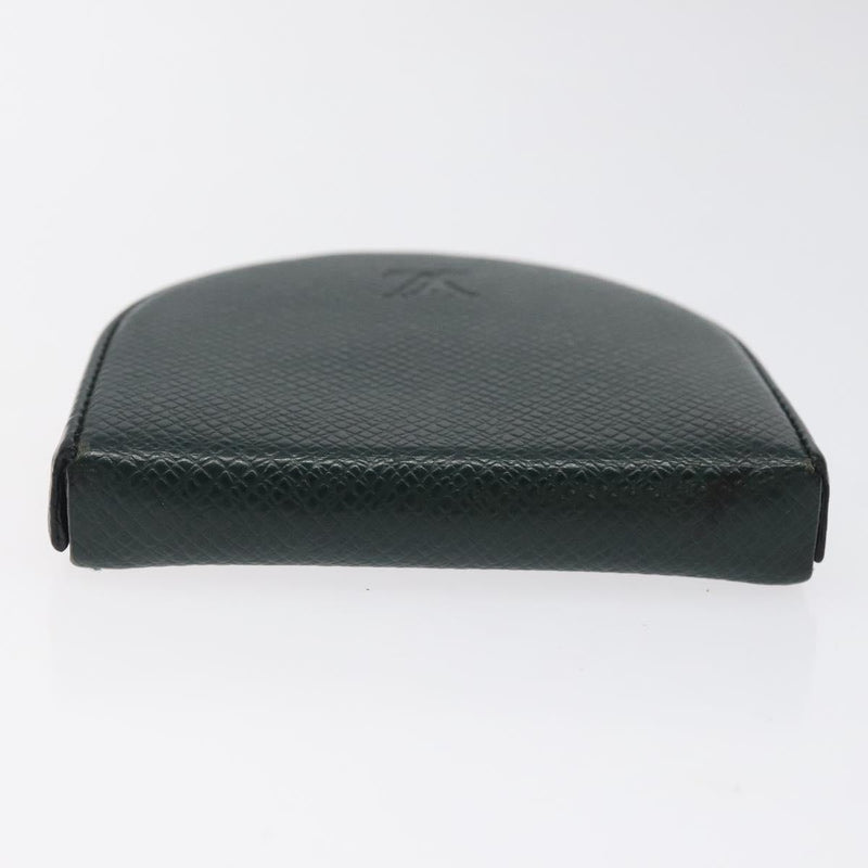 LOUIS VUITTON Taiga Porte Monnaie Cuvette Coin Purse Epicea M30374 Auth bs24736