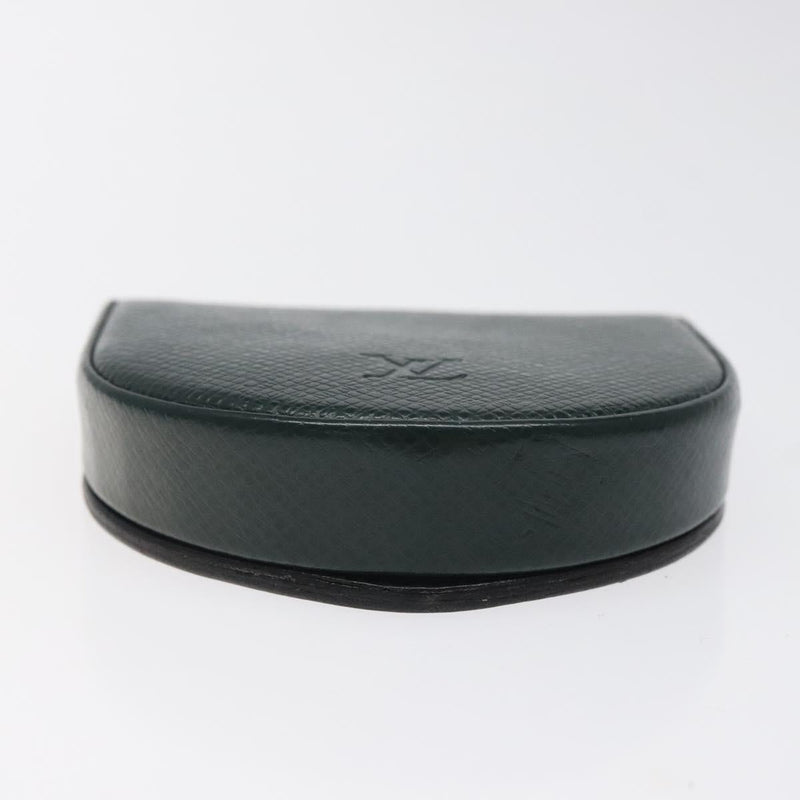 LOUIS VUITTON Taiga Porte Monnaie Cuvette Coin Purse Epicea M30374 Auth bs24736